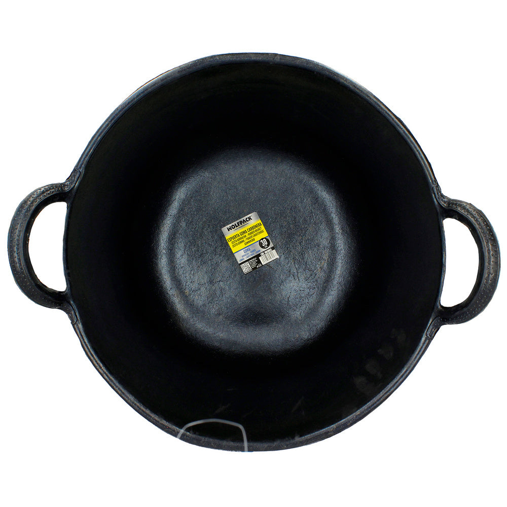 Espuerta Goma Carbonera 30 Litros Con Asas Base y Laterales Reforzado. Espesor 1 cm. Espuerta Obra, Cubo Goma Obra