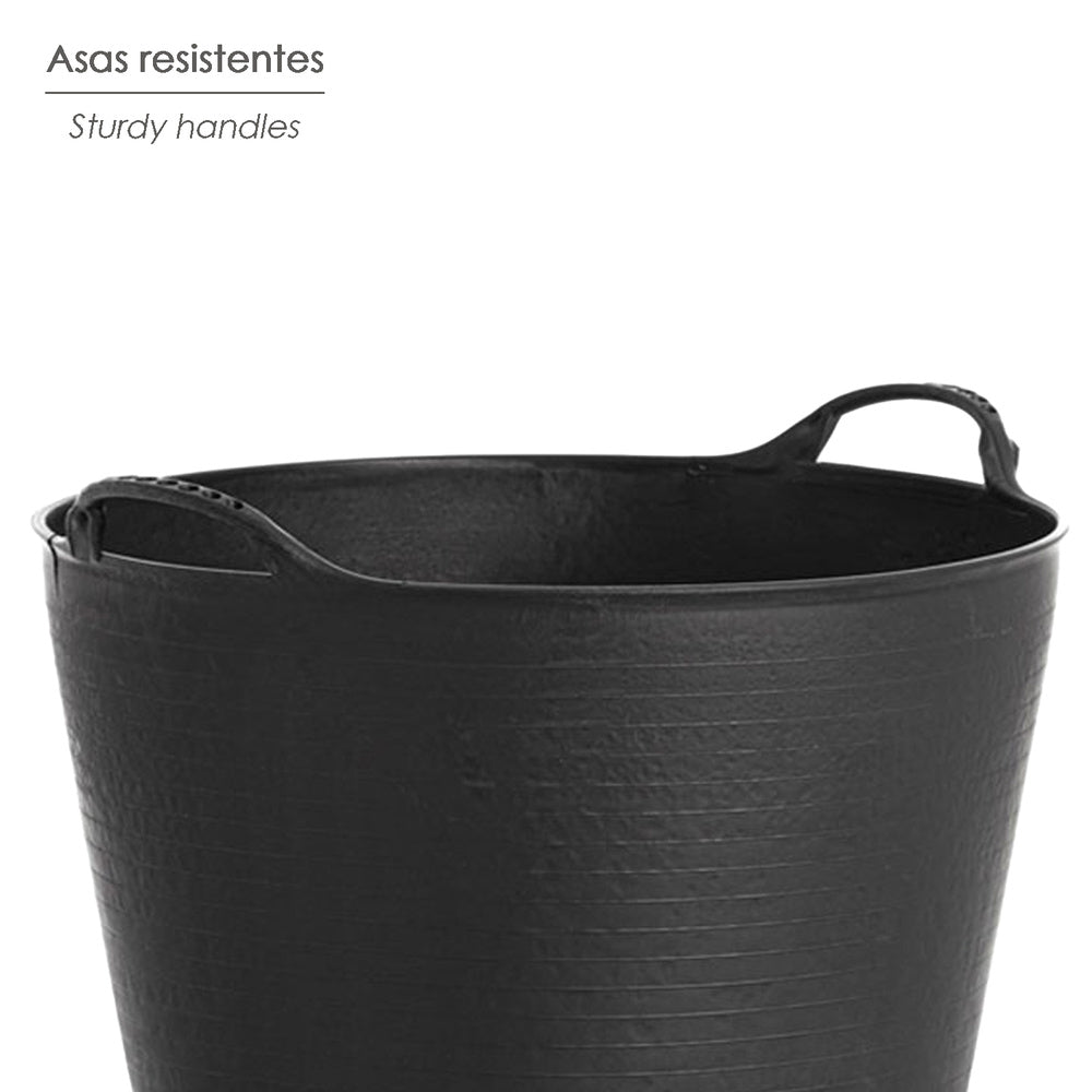 Capazo Plastico Negro Numero 42
