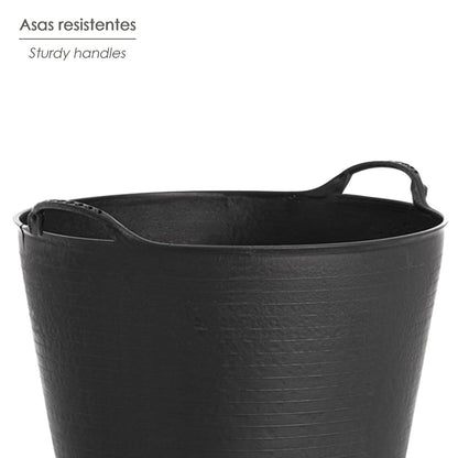 Capazo Plastico Negro Numero 42