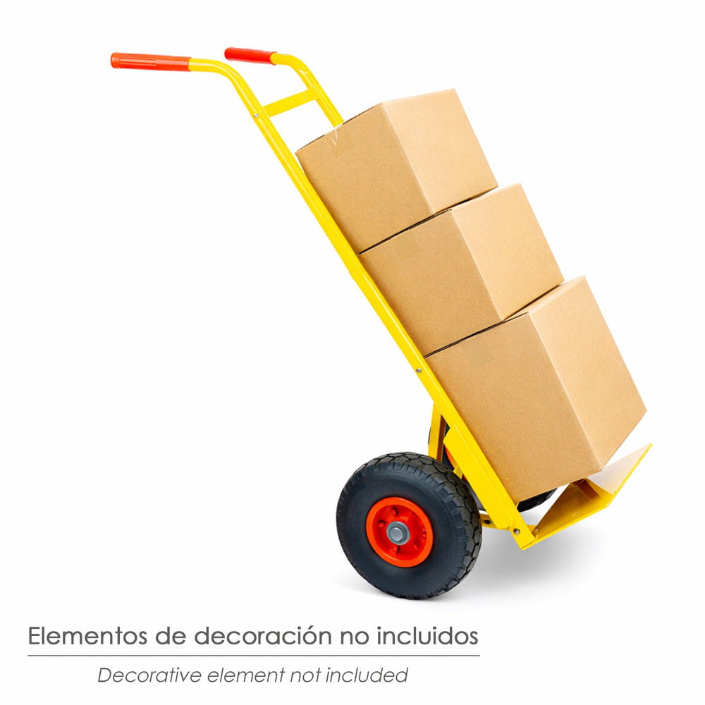 Carretilla Almacen Rueda Neumatica Llanta de Plastico "Easy"