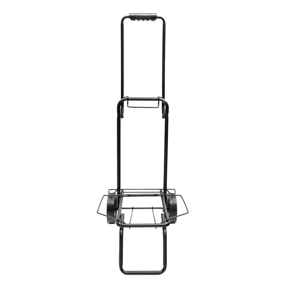 Carretilla Plegable Metalica De Carga - Porta Maletas Con Cuerda Elastica 93,5x33x44 cm. Carro De Transporte 50 Kg.