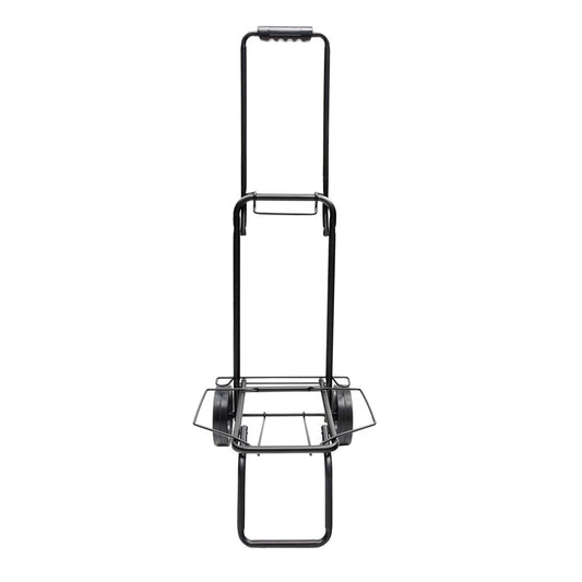 Carretilla Plegable Metalica De Carga - Porta Maletas Con Cuerda Elastica 93,5x33x44 cm. Carro De Transporte 50 Kg.