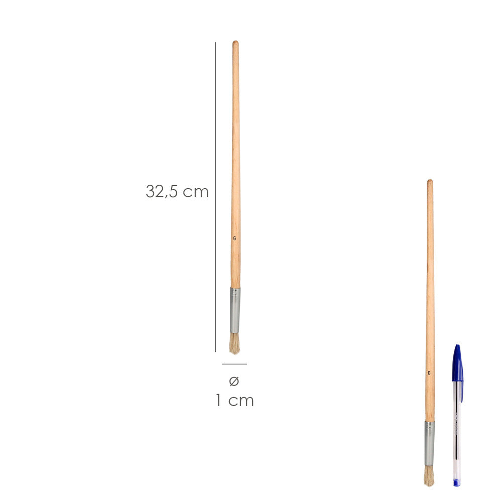 Pincel Brico Redondo Cerda Blanca Nº  9