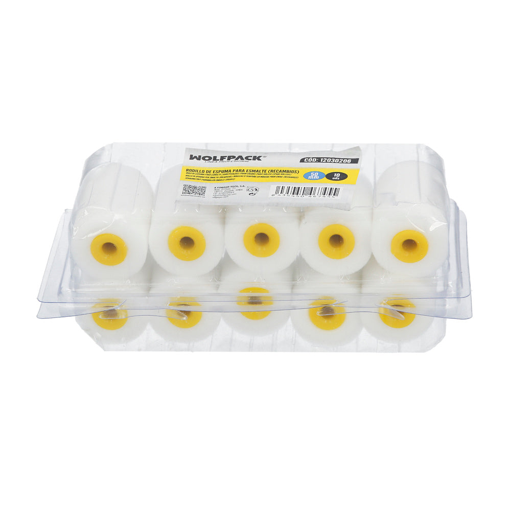 Rodillo Espuma Recambio Para Esmalte Acrilico 50 mm.  Set 10 Rodillos. Rodillo Espuma, Rodillo Pintura Acrilica