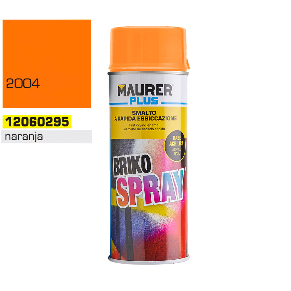 Spray Pintura Naranja Puro 400 ml.