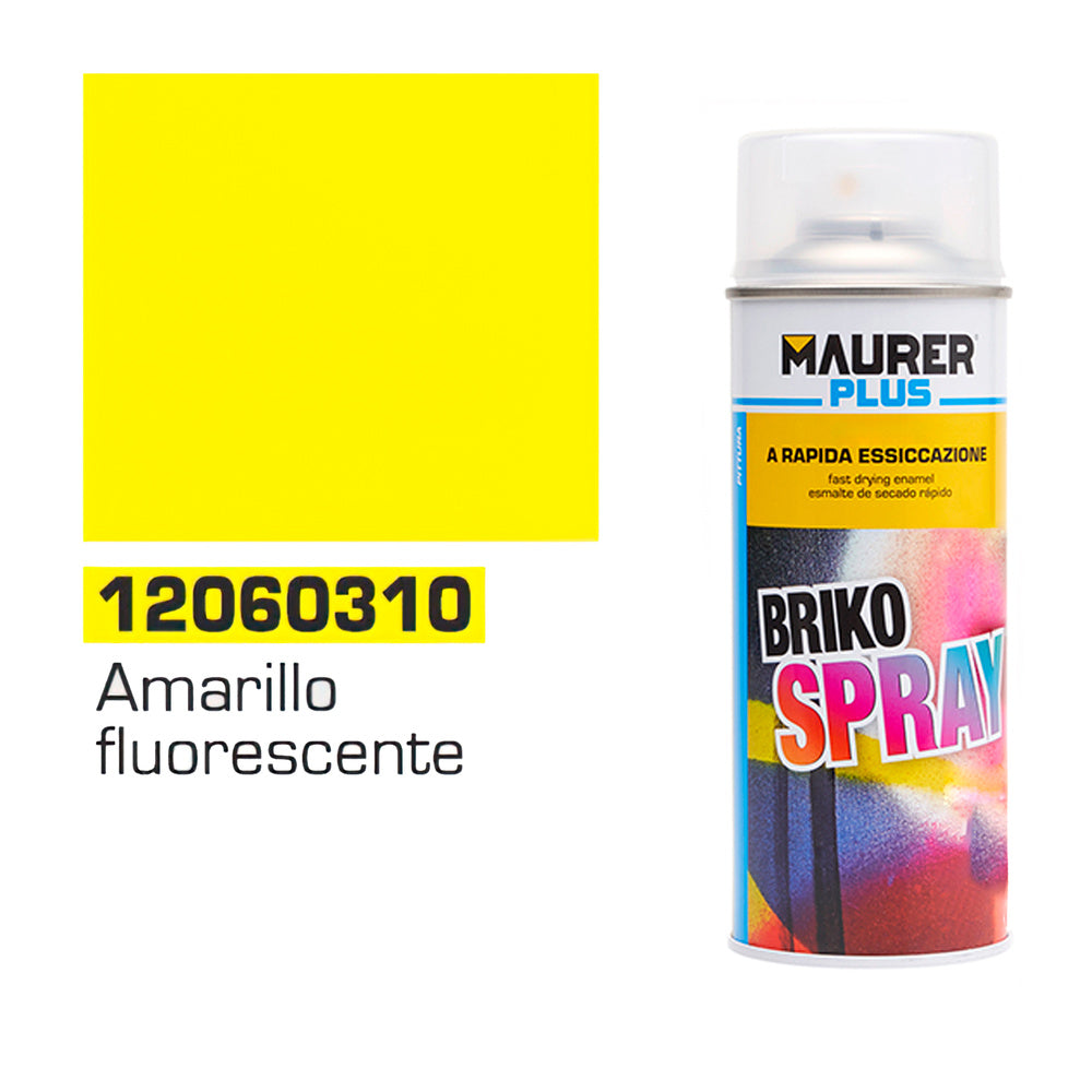 Spray Pintura Amarillo Fluorescente 400 ml.