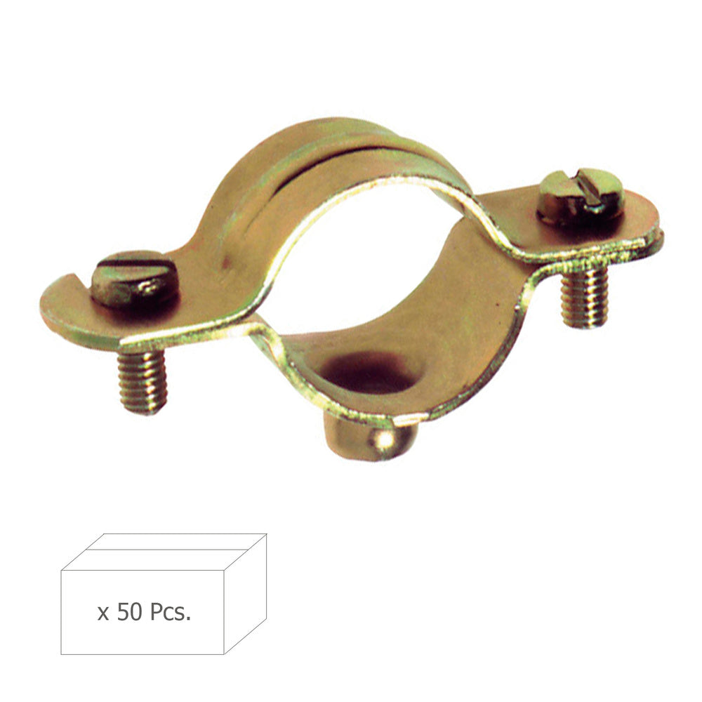 Abrazadera Metalica M-6   50 mm. (Caja   50 piezas)