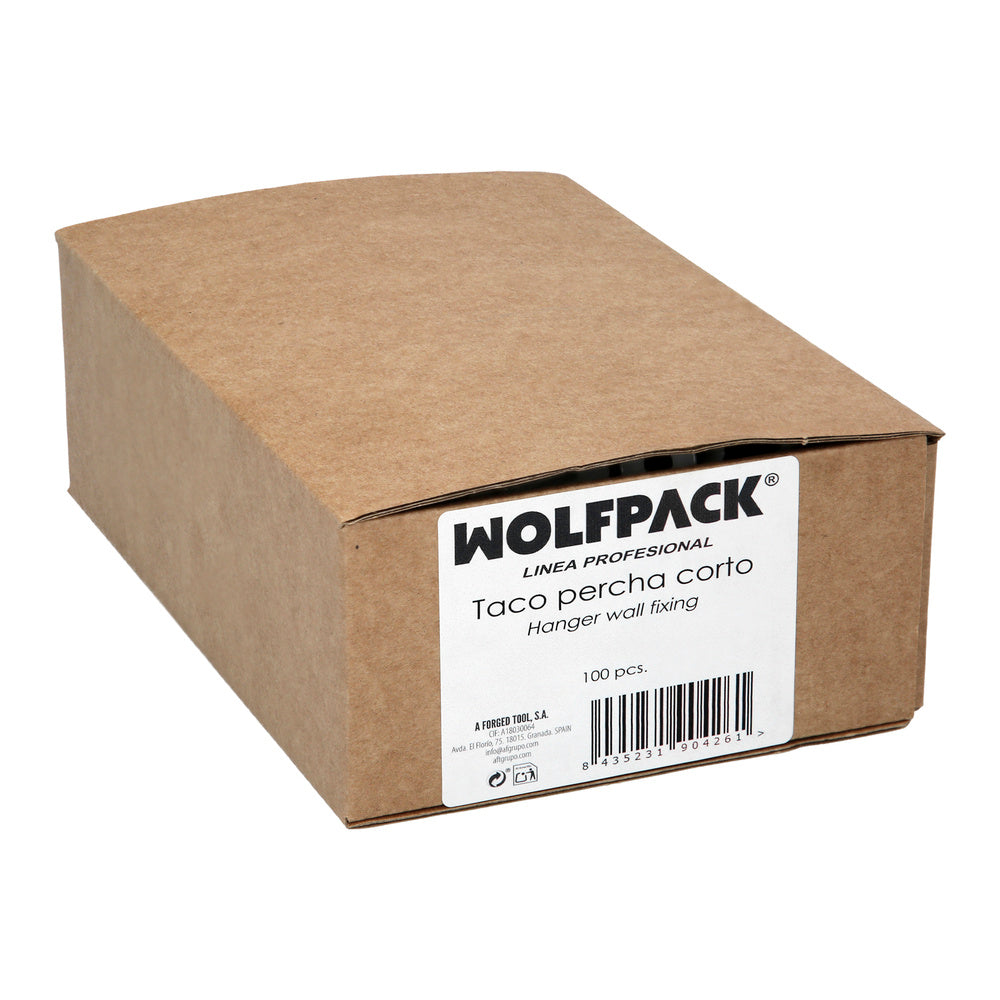 Taco Wolfpack Percha  Nº1 (Corto) 8-9 mm. (Caja de 100 piezas)