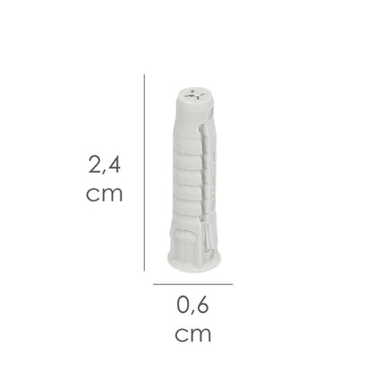 Taco 5 x 25 N+plus Nylon Caja 200 Uds.
