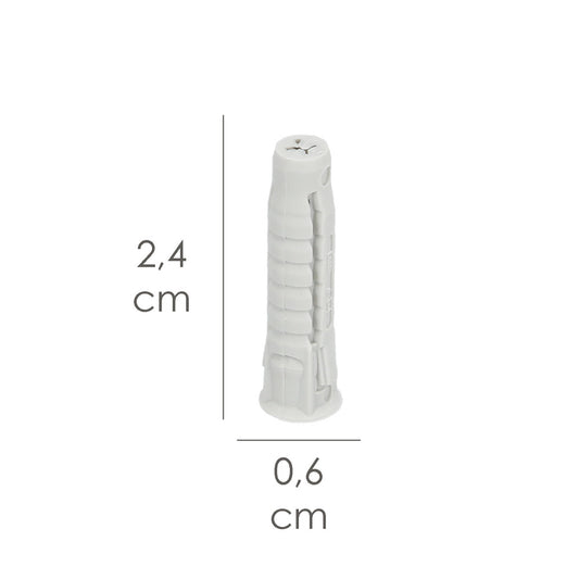 Taco 5 x 25 N+plus Nylon Caja 200 Uds.