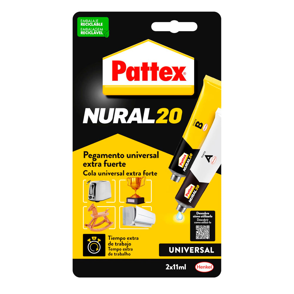 Nural 20  Blanco Transparente 22 ml (2 Tubos 11+11 ml)