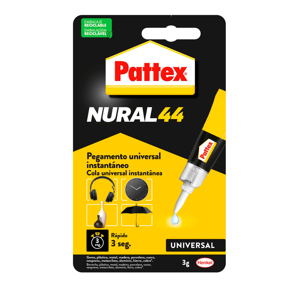Nural 44 Cianocrilato (1 Tubo De 3 Gramos)