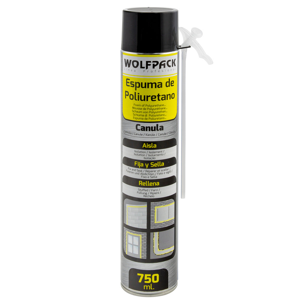 Espuma Poliuretano  750 ml. Con Canula