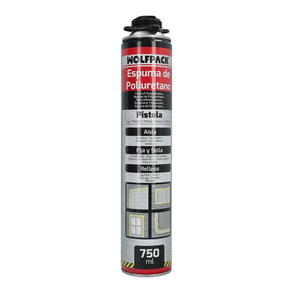 Espuma Poliuretano 750 Ml. Para Pistola Entry