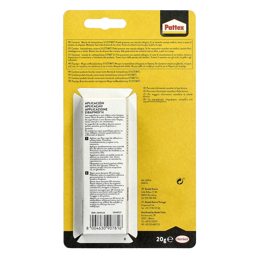Nural Pattex Especial Textil (Blíster 20gr.)