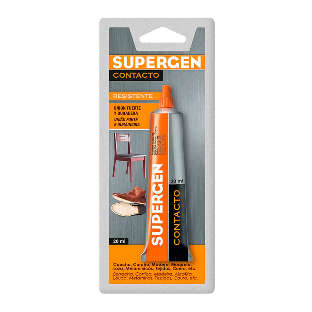 Pegamento Supergen Clasico   20 ml.