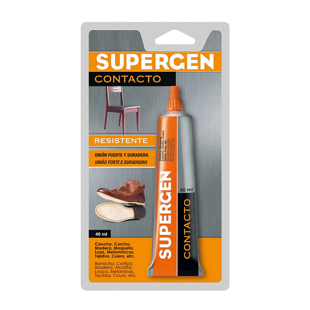 Pegamento Supergen Clasico   40 ml.
