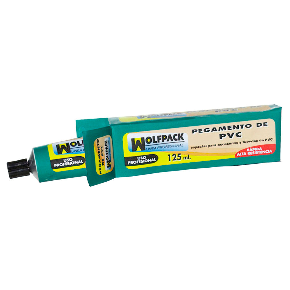 Pegamento PVC  Wolfpack    125 ml.