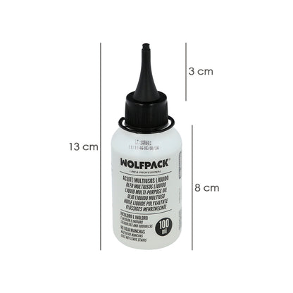 Aceite Lubricante Multiuso Liquido 100 ml. Aceite Cadenas, Aceite Bisagras, Aceite Maquinas Coser, Aceite Cerraduras