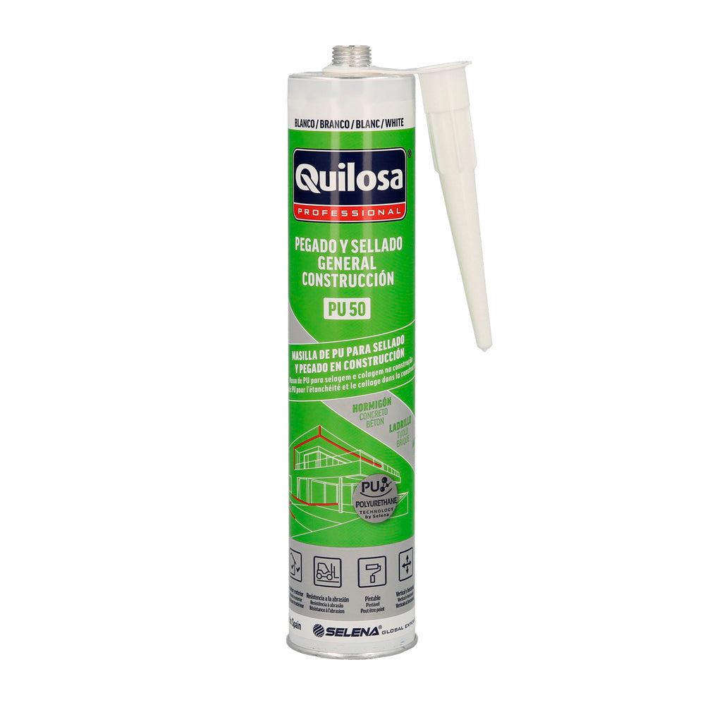 Masilla Poliuretano Blanca Cartucho 300 ml.