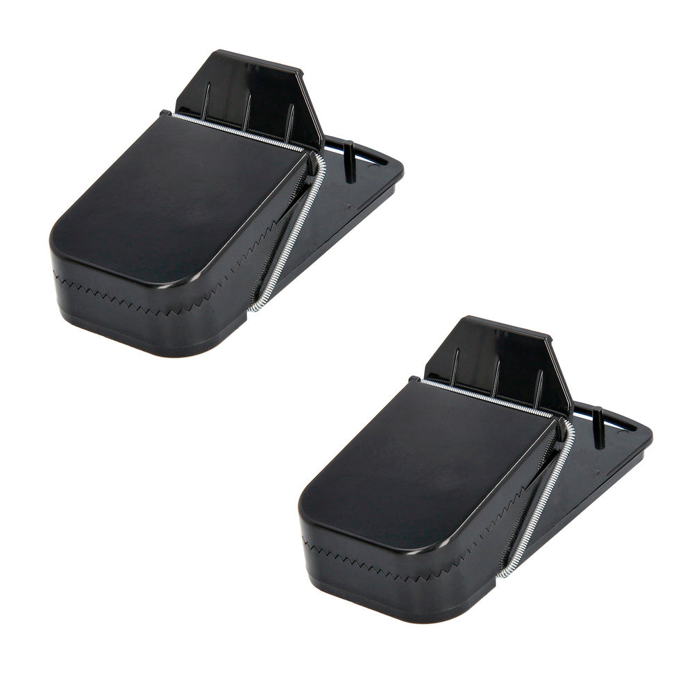 Trampa ratones plastico 9.5 x 4.7 cm. (Bolsa 2 unidades)