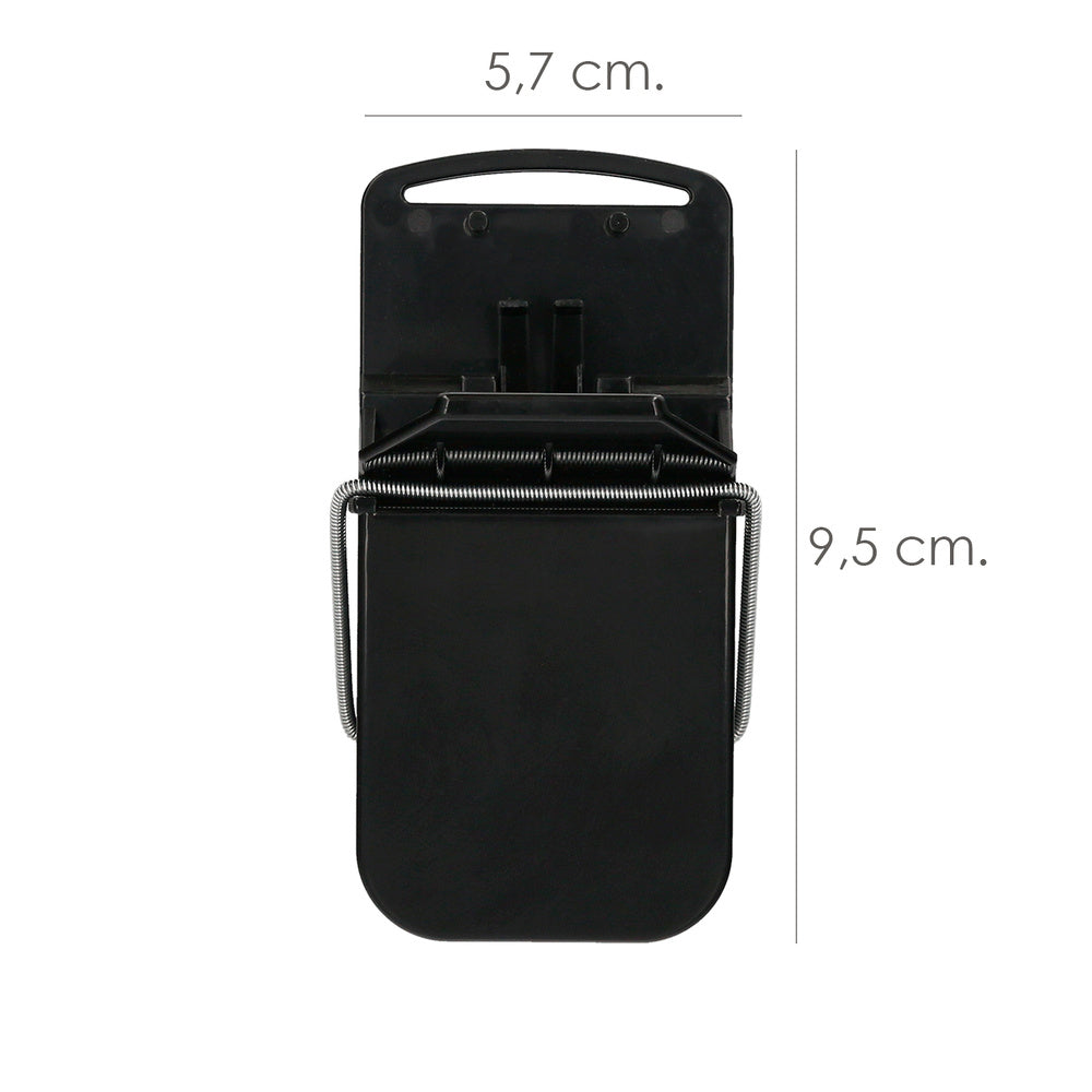 Trampa ratones plastico 9.5 x 4.7 cm. (Bolsa 2 unidades)