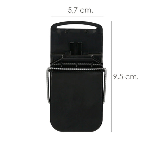 Trampa ratones plastico 9.5 x 4.7 cm. (Bolsa 2 unidades)