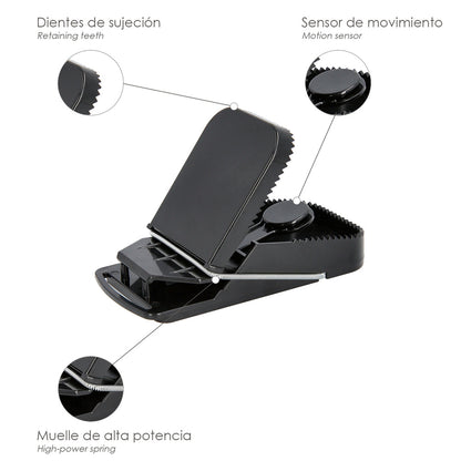 Trampa Ratas / Ratones Plastico 19 x 9 cm. Ratonera, Ratera, Trampa Topos, Topera