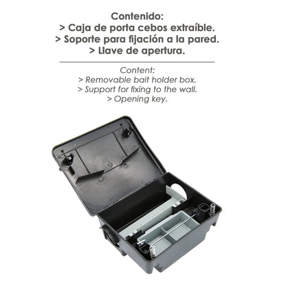 Caja Protege Cebos Para Trampas