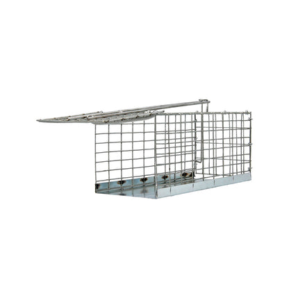 Trampa Ratas Jaula Metal Completa 21x10x10 cm