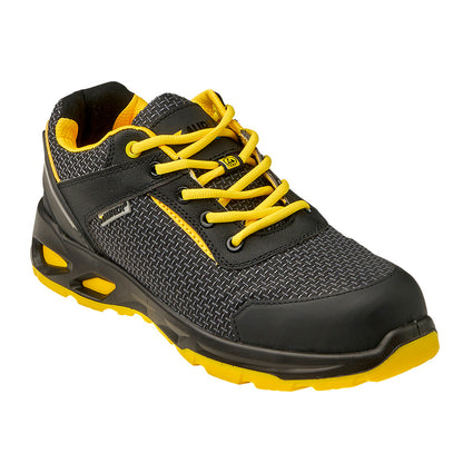 Zapatos Bajo Seguridad Maurer S3L Modelo Amerina Antideslizante con Suela Composite y Resistencia a los Hidrocarburos Talla 38