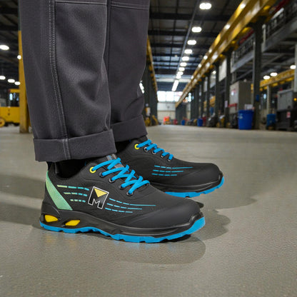 Deportiva Seg. Maurer S3L Modelo Lapis Antideslizante con suela y puntera antiperforación Resistente a los Hidrocarburos Nº 39.