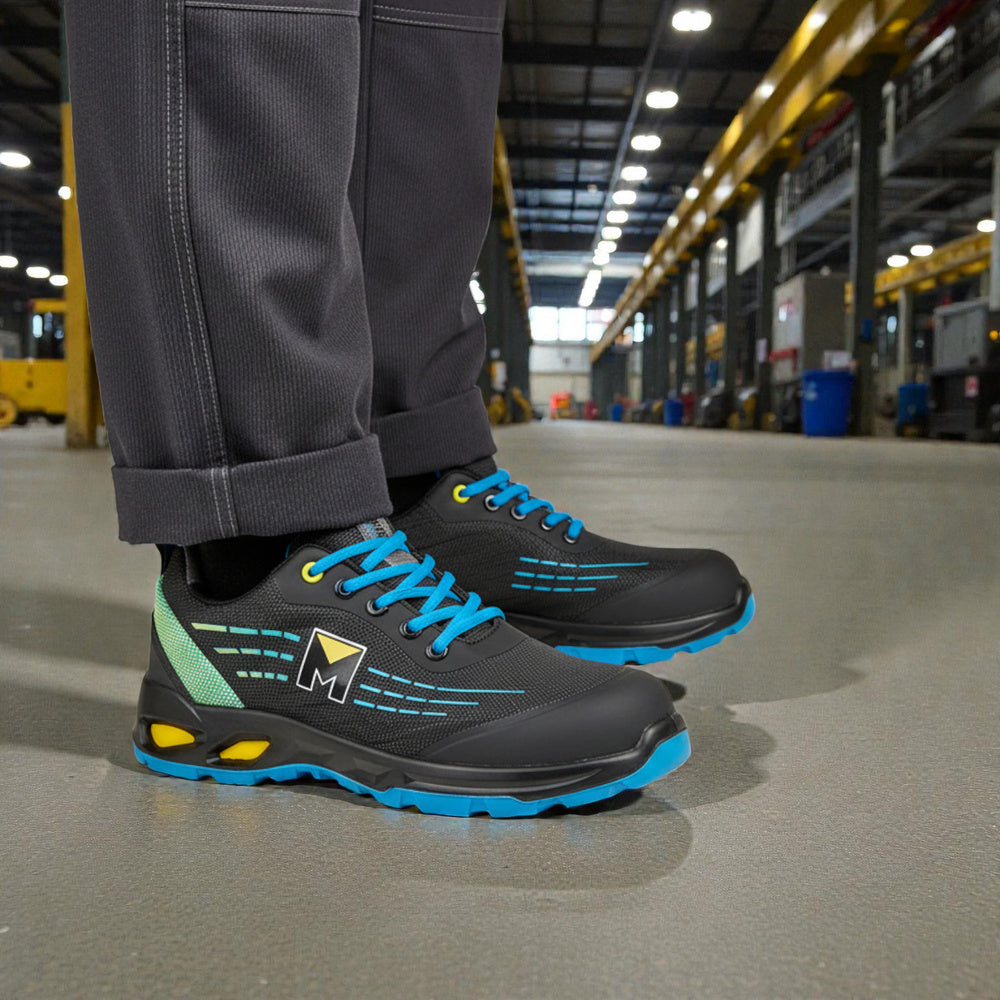 Deportiva Seg. Maurer S3L Modelo Lapis Antideslizante con suela y puntera antiperforación Resistente a los Hidrocarburos Nº 42.