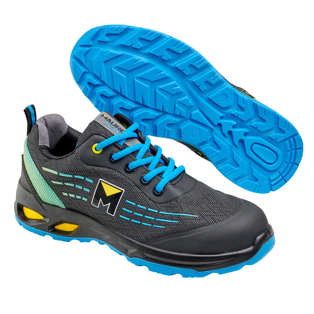 Deportiva Seg. Maurer S3L Modelo Lapis Antideslizante con suela y puntera antiperforación Resistente a los Hidrocarburos Nº 43.