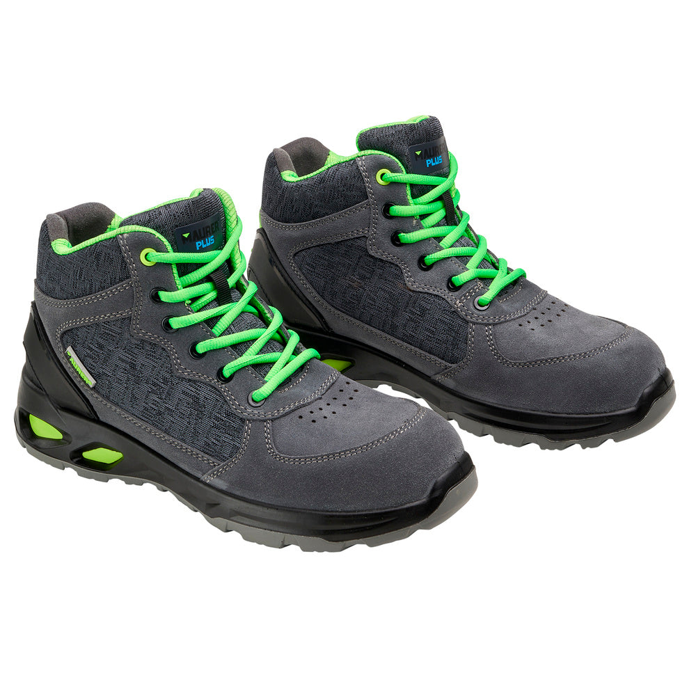 Botas Seguridad Maurer S1 Modelo Arlaz Antideslizante con suela y puntera antiperforación, Resistencia a los Hidrocarburos Nº 44