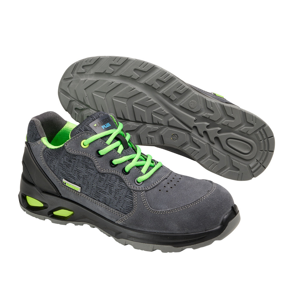 Zapatos Seguridad Maurer S1 Modelo Arlaz Antideslizante con Suela Composite y Resistencia a los Hidrocarburos. Talla 42.