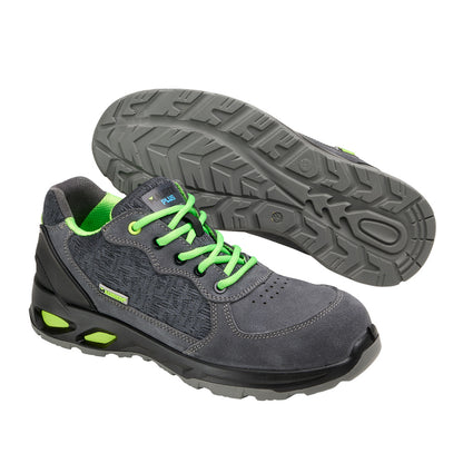 Zapatos Seguridad Maurer S1 Modelo Arlaz Antideslizante con Suela Composite y Resistencia a los Hidrocarburos. Talla 42.
