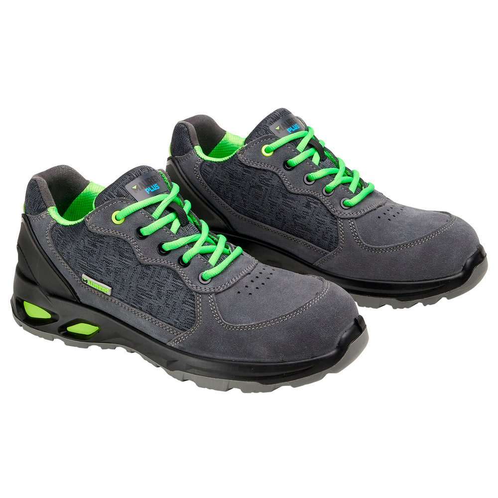 Zapatos Seguridad Maurer S1 Modelo Arlaz Antideslizante con Suela Composite y Resistencia a los Hidrocarburos. Talla 43.