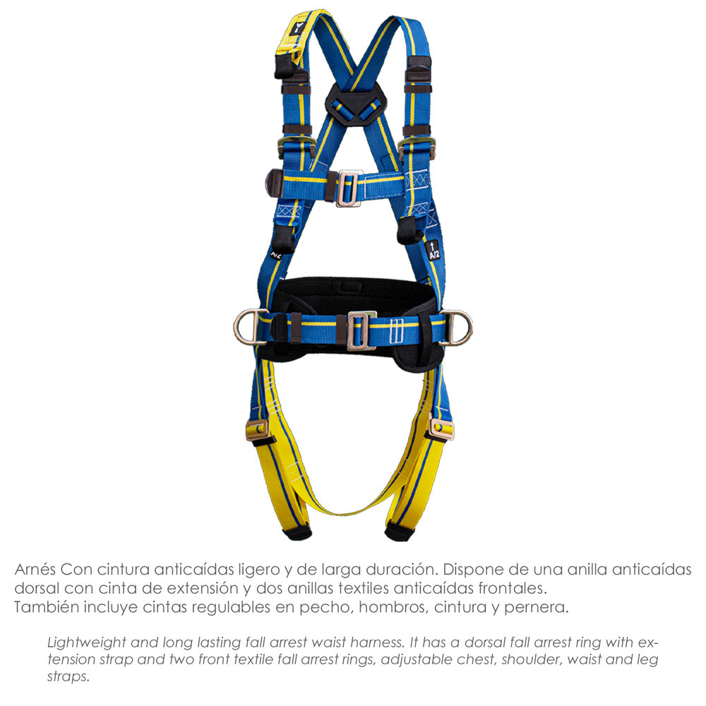 Arnes Anticaidas Kit Seguridad Nº 2 (7 piezas) EN361