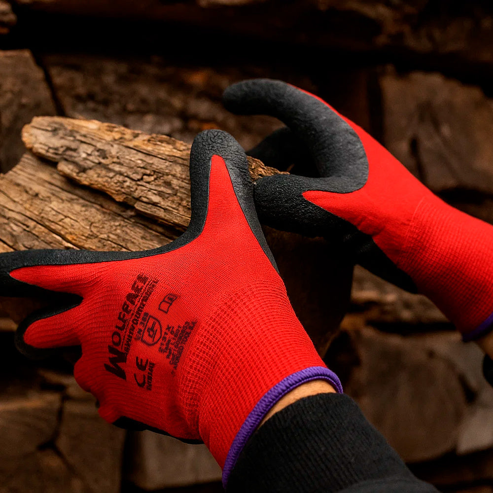 Guantes Latex / Nylon Gripflex Talla  6" (Par)