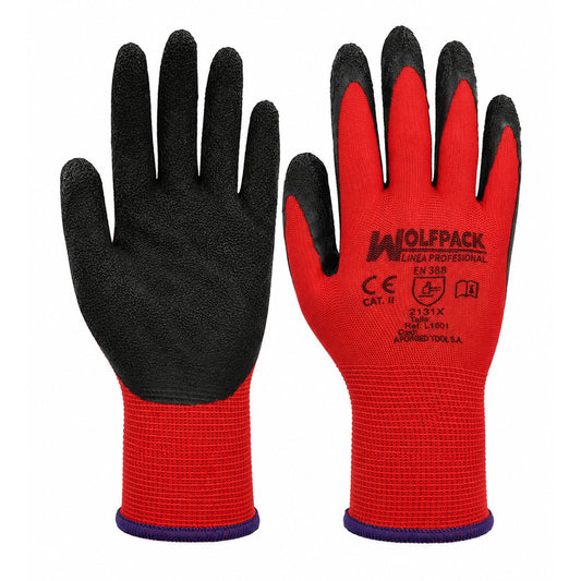 Guantes Latex / Nylon Gripflex Talla  8" (Par)