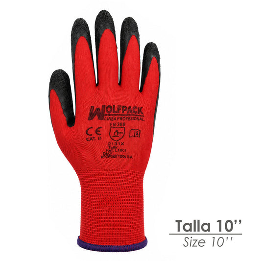 Guantes Latex / Nylon Gripflex Talla  10" (Par)
