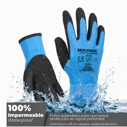 Guante Latex Foam Impermeable 6" (Par)