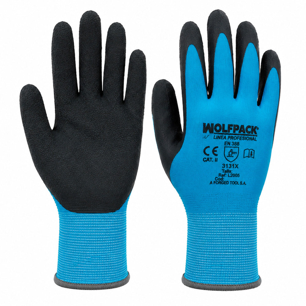 Guante Latex Foam Impermeable 9" (Par)