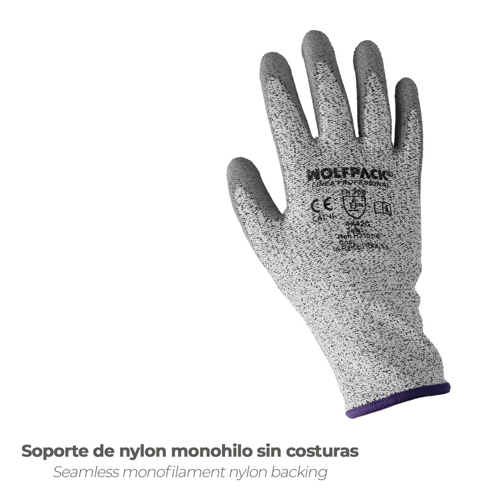 Guantes Anticorte Fibra De Vidrio Talla 7" (Par)