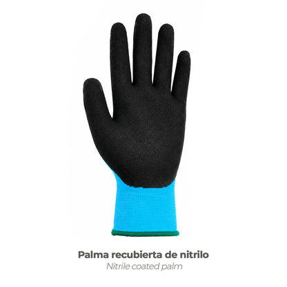 Guantes Nitrilo Reforzado Impregnado Talla 10" (Par)