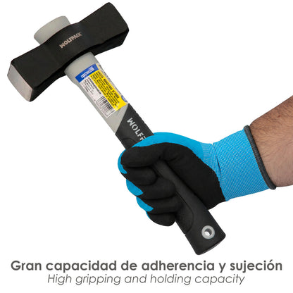 Guantes Nitrilo Reforzado Impregnado Talla 10" (Par)