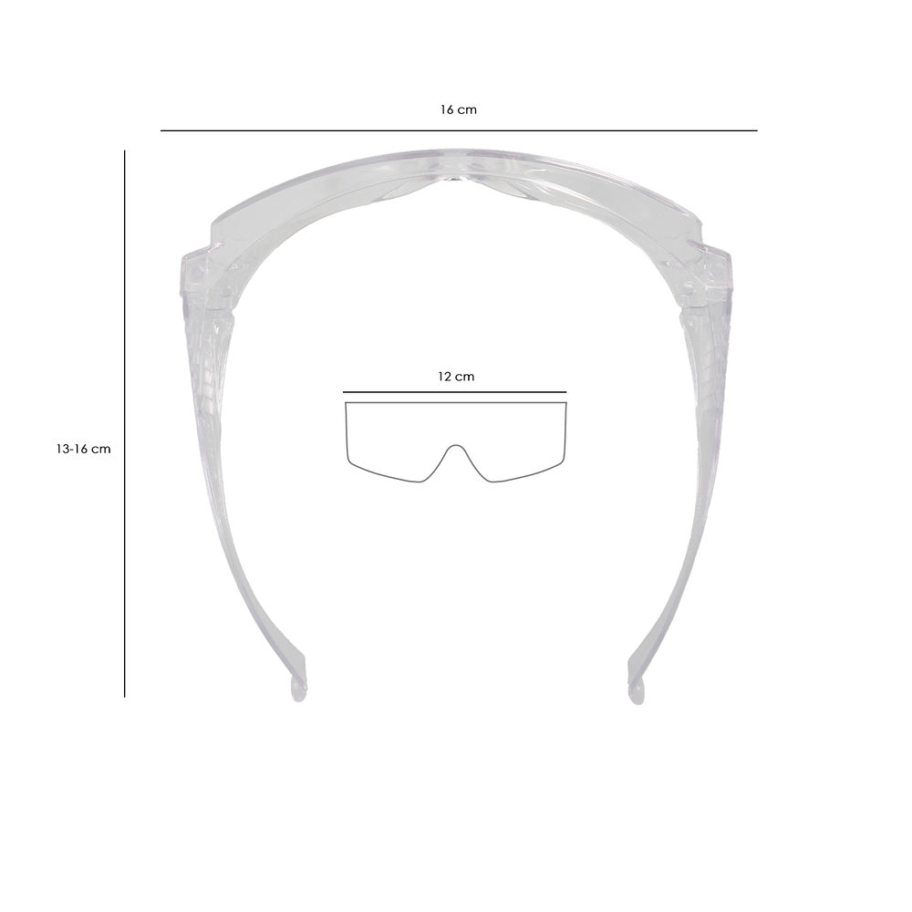 Gafas Proteccion En166 Patillas Fijas Transparentes