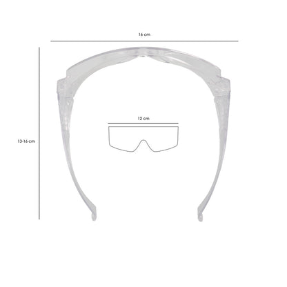 Gafas Proteccion En166 Patillas Fijas Transparentes