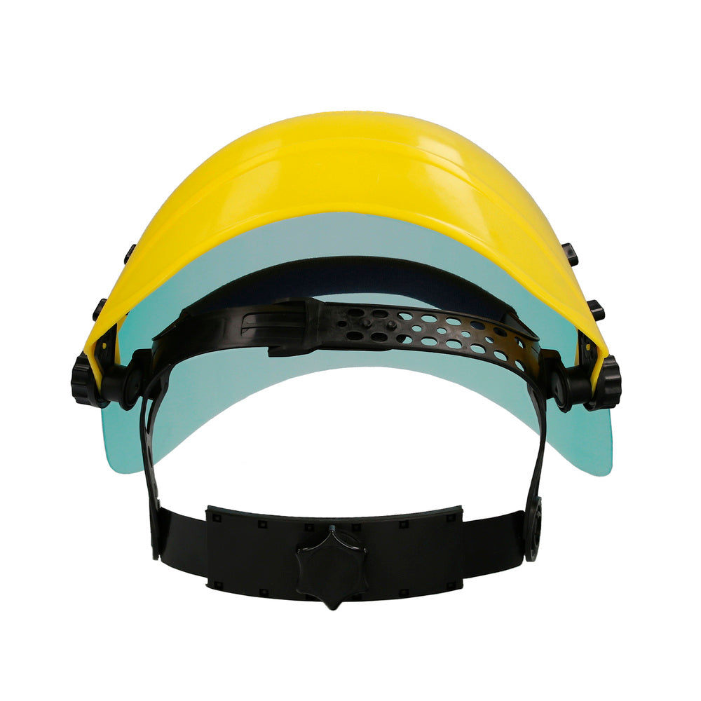 Protector Facial Con Arnes Ajustable Pantalla Policarbonato 390x200 mm. visera Seguridad, Anti Impactos, Casco Desbrozadora